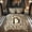 Brown D, variant on Feelyou Leopard Print Letter P Twin Bedding for Girls, Brown Polkadot Bow Bedding Comforter Set, Black Reversible, 7pcs