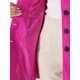 thumbnail image 5 of Abrigo largo clásico de invierno de una sola botonadura para mujer INSPIRE CHIC con bolsillos XS rosa intenso, 5 of 6
