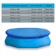 thumbnail image 2 of Cubierta para piscina de tejido PE, resistente al agua y al sol, ideal para piscinas redondas de 457 cm de diámetro. Protege de hojas y polvo, con cuerda ajustable para mayor seguridad., 2 of 6