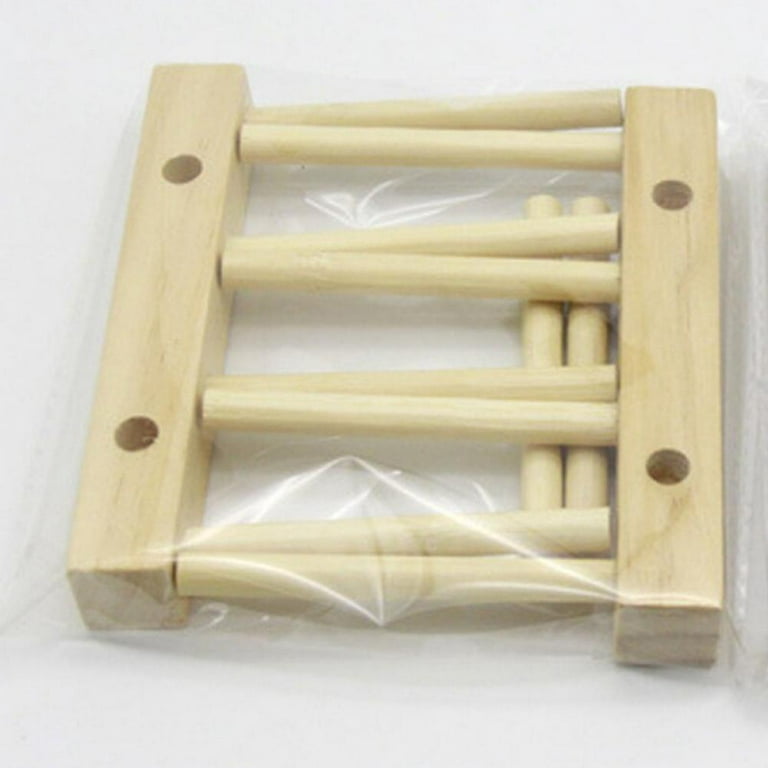 Handmade Solid Wood Plate Rack 