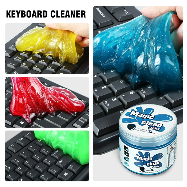  Cleaning Gel for Car, Universal Cleaning Kits for Car Detailing  Tool, Auto Dust Cleaner for Car Interior Cleaning, Dust Cleaning Slime for  Car Air Vent, Dashboard, Ashtray and Computer Keyboards 