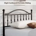 thumbnail image 6 of Gaderth Twin Size Metal Platform Bed Frame,Mattress Foundation Victorian Style Wrought Iron-Art Headboard&Footboard, Under Bed Storage,Noise Free,No Box Spring Needed,Easy Assembly, 6 of 8