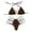 Brown-10, variant on Lopeceal Womens Sexy Thong Bikini Swimsuits String Push up Padded Bathing Suit 2 Piece Cheeky Swimwear with Metal Ring