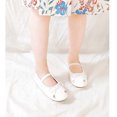 thumbnail image 2 of Toddler Little Girl White Dress Shoes Size 13 - Girl Ballet Flats Wedding Party, 2 of 6