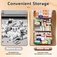 thumbnail image 2 of Arcticwind 5-Tier Medicine Organizer, Medicine Storage Box Cabinet, Portable Medicine Cabinet with Plastic Handle with Removable Tray,First Aid Kit for Home,Travel, RV, Dorm(6.5*12.20*11.81 in ), 2 of 6