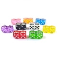 thumbnail image 2 of Bescon Dice Professional Small Precision Dice 12.7mm (1/2 inch) with Random Serial Number, Mini Precision Cut Dice 12.7MM Gem Red, 2 of 6