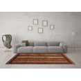thumbnail image 3 of Ahgly Company Indoor Rectangle Abstract Brown Modern Area Rugs, 4' x 6', 3 of 4