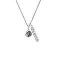 thumbnail image 2 of Delight Jewelry Silvertone Small Indian - Mascot Silvertone Balance Bar Charm Necklace, 23", 2 of 4