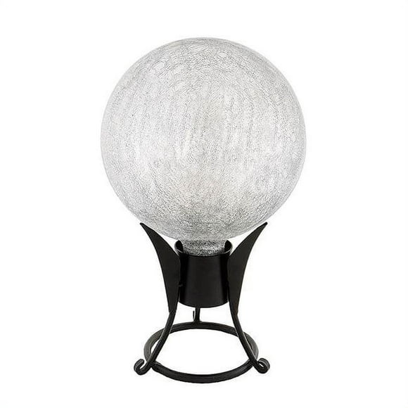 Achla G6-S-C 6 in. Gazing Globe  Silver  Crackle