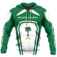 thumbnail image 2 of Sudadera con capucha con estampado de mapa y bandera de Arabia Saudita para hombre, ropa informal de uso diario, sudadera deportiva para niño, 2 of 5