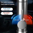 thumbnail image 2 of Electric Hot Water Faucet, Electric Instant Heater Kitchen Mixer Tap, 360° Rotatable Stainless Steel with LCD Temperature, 2 of 5