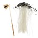 thumbnail image 1 of 50pcs 20cm Flat Wick Candle Wick + Extintor De de material acero Inoxidable, 1 of 9