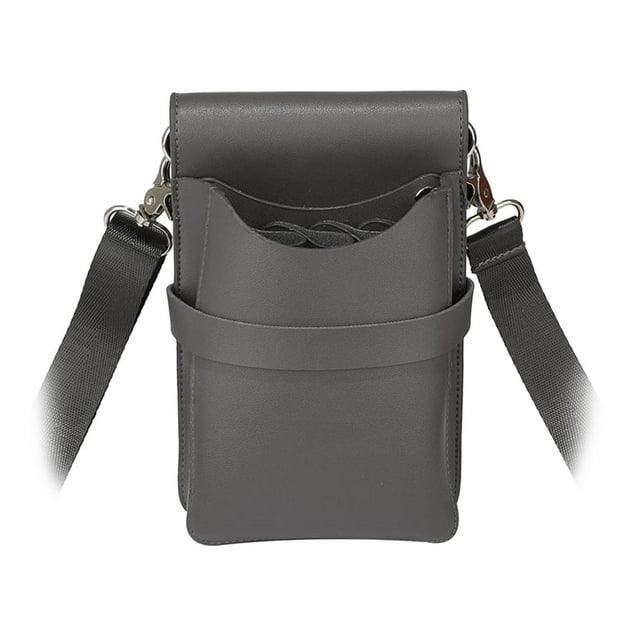 Peque de cabello para tijeras de tijera conveniente soporte para herramientas bolsita pup put pubisor Gris
