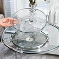 thumbnail image 2 of Serving Tray Dessert Tray Platter for Cabinet Kitchen Countertop Living Room Clear, 2 of 9