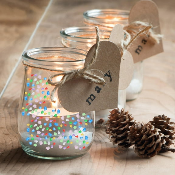 ibasenice Transparent Glass Sand 1 Set Assorted Beads for Jewelry Making