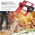 thumbnail image 4 of Mini Chainsaw Guide Rail Timber Guide Rail For Construction Workers Contains 1 Electric Grinder 1 Set Assembly Tools, 4 of 5