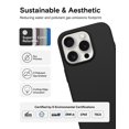 thumbnail image 3 of Funda de teléfono MOFT diseñada para iPhone 15 Pro de piel vegana, 3 of 7