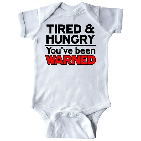 

Inktastic Tired & Hungry Gift Baby Boy or Baby Girl Bodysuit