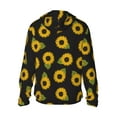 thumbnail image 2 of Picia Sunflowers Women's Men's UPF 50+ Sun Protection Hoodie Shirt Long Sleeve SPF Fishing Outdoor UV Hiking Lightweight Shirts-Small, 2 of 9