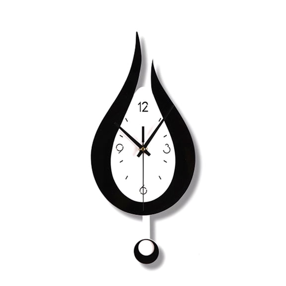 Modern Water Dropping Design Wall Clock for Creative Acyrlic Pendulum Clock