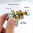 thumbnail image 3 of BESTYASH 4Pcs Metal Replacement Parts Rocking Chair Bearing M8x45mm for Home Improvement, 3 of 6