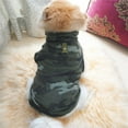 thumbnail image 3 of Pet Dogs Thermal Thickened Vest Fleece Jacket Coat Small Medium Dogs Warm Costume with Traction Ring XS-3XL, 3 of 5