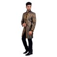 thumbnail image 3 of Mariage Indien de Charme Multicolore Sherwani Indo-Occidental pour les Hommes. Ce Produit Est Fait sur Commande., 3 of 6