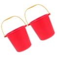 thumbnail image 3 of Miangastore 2pcs Beach Sand Bucket Beach Pail Bucket Seaside Water Bucket Playthings with Handle, 3 of 8