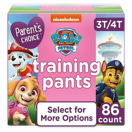 Paw Patrol Training Pants for Girls, 3T/4T, 86 Count