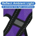 thumbnail image 4 of Pawtitas Adjustable Mesh Reflective Dog Harness XXS Purple, 4 of 9