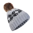 thumbnail image 3 of NMMUED Christmas Hat Christmas Beanie Christmas Gifts for Women Cute Beanie Holiday Hats Beanie Hats for Women Winter Hats for Women Gray One Size, 3 of 6