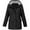 Black, variant on Women Coats and Jackets Clearance Women Solid Rain Jacket Outdoor Hooded Raincoat Windproof Top
