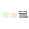thumbnail image 3 of Raspador de masa multiusos de 3 piezas, apto para uso alimentario, cortador de masa para pasteles, pan, 3 of 14