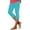 Blue, variant on Women's Classic Cropped Workout Leggings With High Waist Tummy Control For Pilates Jogging And Daily Wear Yellow