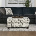 thumbnail image 5 of Roundhill Furniture Nason Wide Wale Corduroy Sectional Sofa Chaise with Armchair and Ottoman, Charcoal, 5 of 14