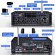 thumbnail image 4 of Amplificador De Audio  Bloosom Bt-298pro 800w Con Bluetooth Para Auto Negro, 4 of 4