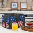 thumbnail image 4 of Cauagu Butterfly With USA Flag for 4 Slice Toaster Cover (11.4''×7.9''×7.5'') Bread Machine Cover Toaster Protector Kitchen Appliance Dust Cover, 4 of 7