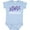 AE-Light Blue, variant on Colorado Columbine Flowers Boys or Girls Baby Bodysuit