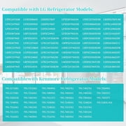 EAU63103301 ODM-033F-5B71 Refrigerator Condenser Fan Motor Assembly for LG Kenmore, Replaces EAU63103302,EAU64843805,EAU62863101, EAU62863103,EAU63105202 AP6235485, 4509126