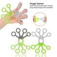 thumbnail image 3 of LJNYFDC Hand Gripper Hand Gripper Silicone Finger Stretcher Reusable Hand Therapy Hand Grip Strengthener Bright Color Finger Exerciser, 3 of 6