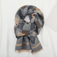 thumbnail image 4 of Esaierr Women Men Fleece Scarf Winter Scarf Soft Warm Thickened Classic Scarf, 4 of 6