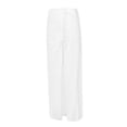 thumbnail image 6 of Douhoow Women Beach Cover Up Mid Length Wrap Skirt Solid Drawstring Slit Pareo Sarong Skirts, 6 of 7