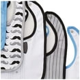 thumbnail image 3 of Hudson Baby Infant Boy Cotton Bibs 7pk, Gentlemen, One Size, 3 of 5