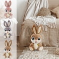 thumbnail image 3 of Cartoon Dolls With Long Ears Plush Toy, Super Soft Material Baby Soothing Doll, Children's Easter Decoration Gift For Spring Birthday 17 Inch 1Pc, 3 of 7