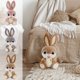 thumbnail image 4 of Rabbit Stuffed Plush Toys, Cute Rabbit Throw Pillow Rabbit Animal Plushies, Ideal Christmas Birthday Valentines Soft Stuffed Toy Gifts for Kids and Adults, 4 of 4