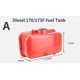thumbnail image 1 of Fuel Tank Diesel Tiller Accessories 170 173f178f186f188f Water Pump Road Cutting Fuel Tank Assembly 1pc, 1 of 1