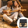thumbnail image 2 of 7-string Guitar Fretboard Tailpiece Metal Tremolo Bridge with Screws Vintage Nuts Stringed Musical Instruments Replacement Part Supplies, 2 of 7