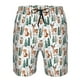 thumbnail image 3 of Fotbe Winter Woodland Friends Trajes de Baño Estampados para Hombre, Shorts de Verano de Secado Rápido, Ropa de Playa, Bañadores-Small, 3 of 6