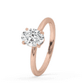 thumbnail image 3 of 1.5 CT Oval Cut Lab Grown Wedding Ring, Solitaire Engagement Ring, Anniversary Ring Lab Grown Diamond Engagement Ring Oval Solitaire Ring, 3 of 4