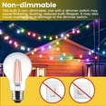 thumbnail image 6 of Great Value A19 LED 7W E26 Medium Base Decorative Red Light Bulbs, 2 Pack, 6 of 9